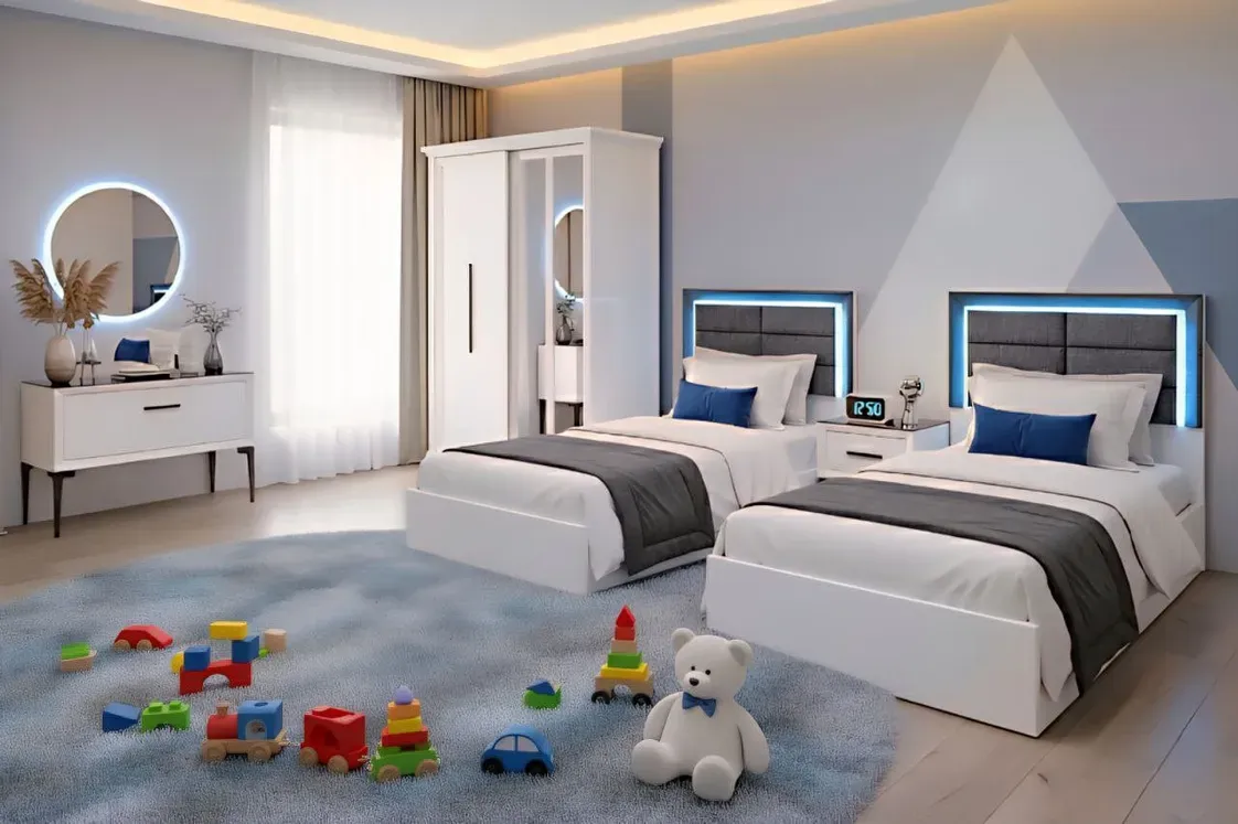 Modern Youth and Children's Bedroom - Image 1