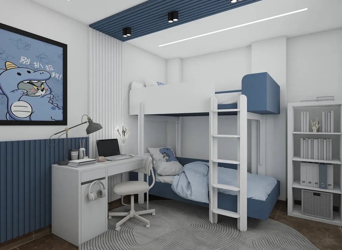 Modern Youth and Children's Bedroom - Image 1