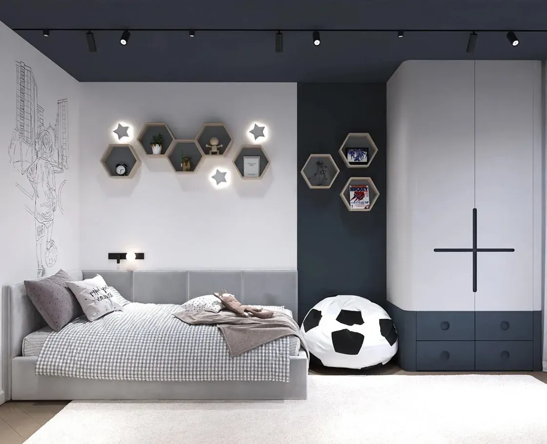 Modern Youth and Children's Bedroom - Image 1