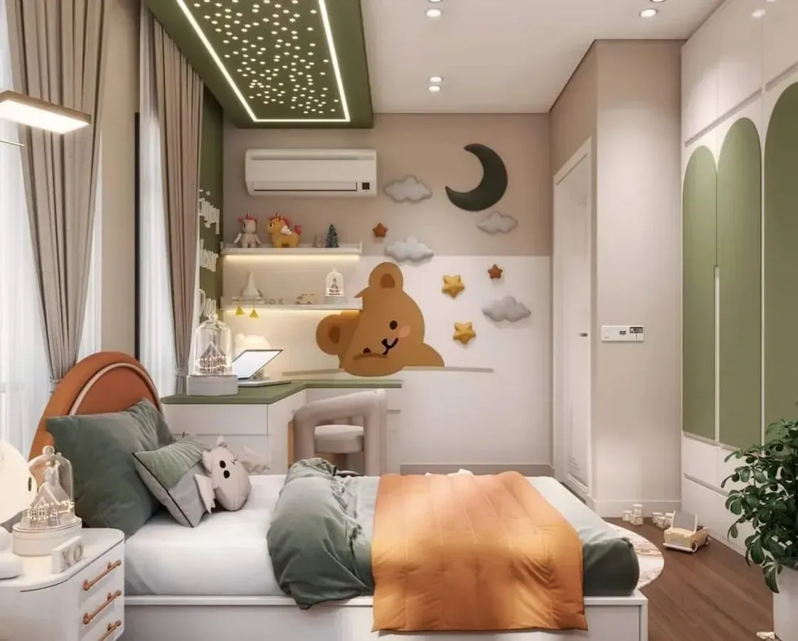Modern Youth and Children's Room - Image 1