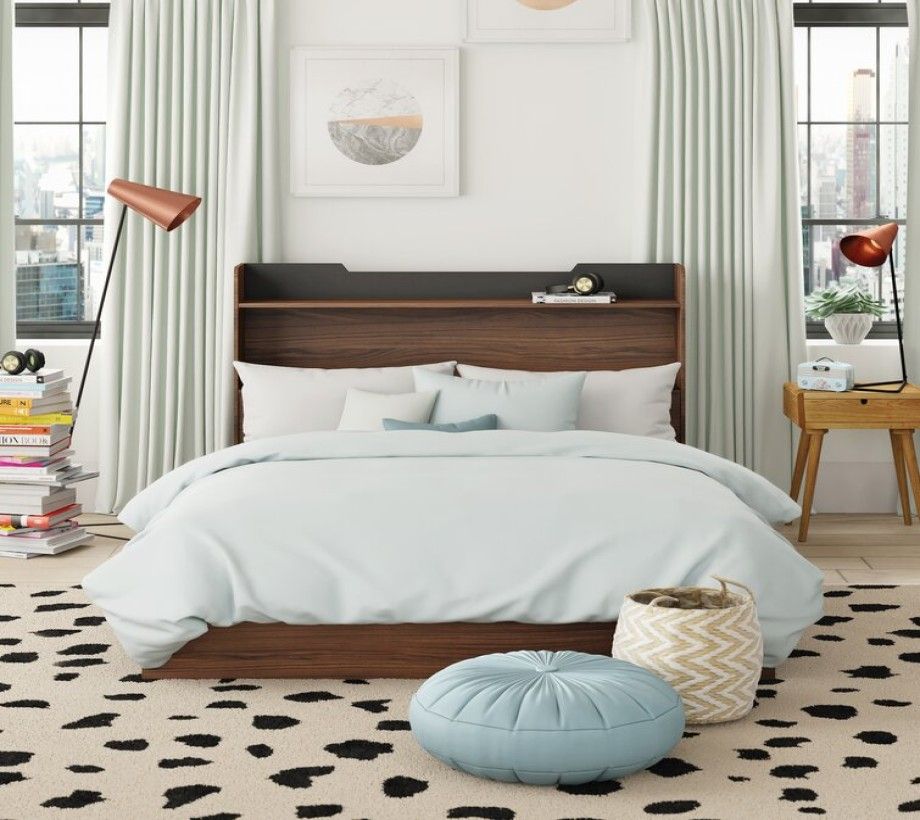 Modern Bed Width 140 - Image 1
